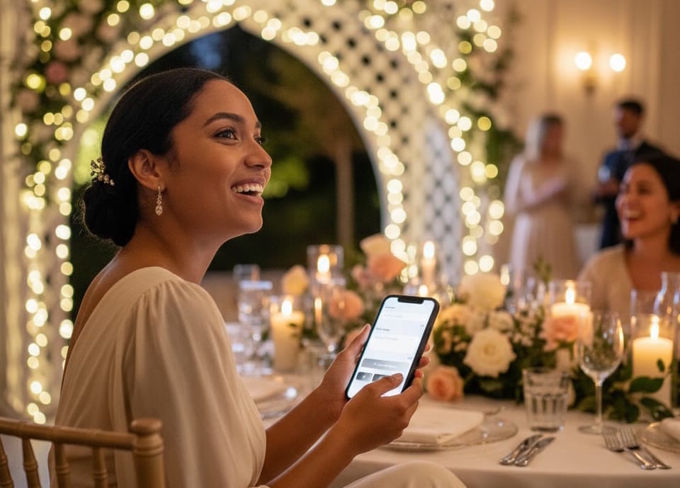 Guests are no longer looking at their plates.
